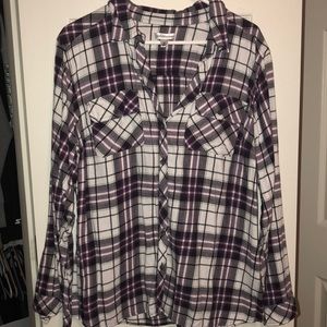Croft & Barrow purple flannel